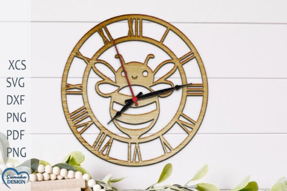 Bee Wall Clock Laser Cut: A Sweet Design for Any Space