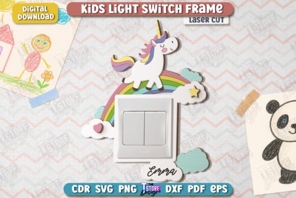Charming Animal Light Switch Frames for Kids' Rooms