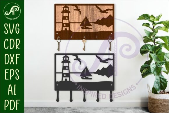 Lighthouse Nautical Key Holder Designs