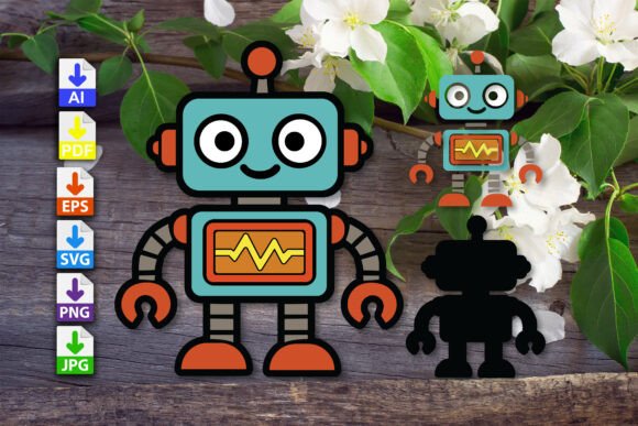 Modern Robot Wall Art for Your Home